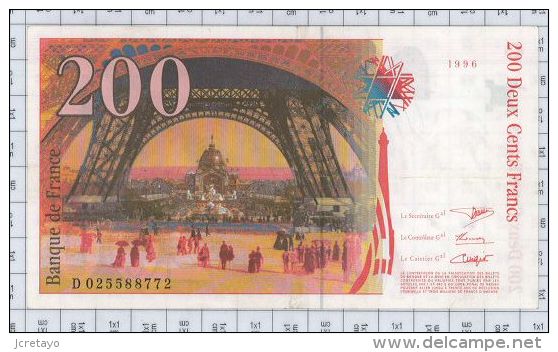 200 Francs Eiffel, Ref Fayette 75-2, état SUP++ - 200 F 1995-1999 ''Eiffel''