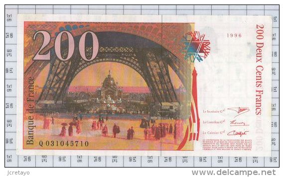 200 Francs Eiffel, Ref Fayette 75-2, état SUP++ - 200 F 1995-1999 ''Eiffel''