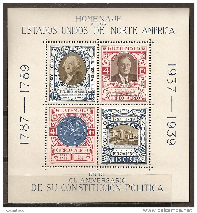 GUATEMALA 1938 - Yvert #H1 - MNH ** - Guatemala