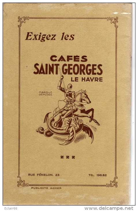 BULLETIN  DE L'association Des Anciens Eleves De ST JOSEPH DU HAVRE Année 1936 Nombreuses Pages De PublicitéNombreuses - Documents Historiques