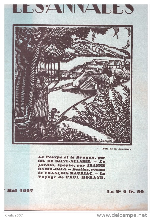 Les Annales Mai 1927 Pub Camionnette Unic,  Dessinde  Jean Loup, Bois De Sauvayre Cyclisme - Autres & Non Classés