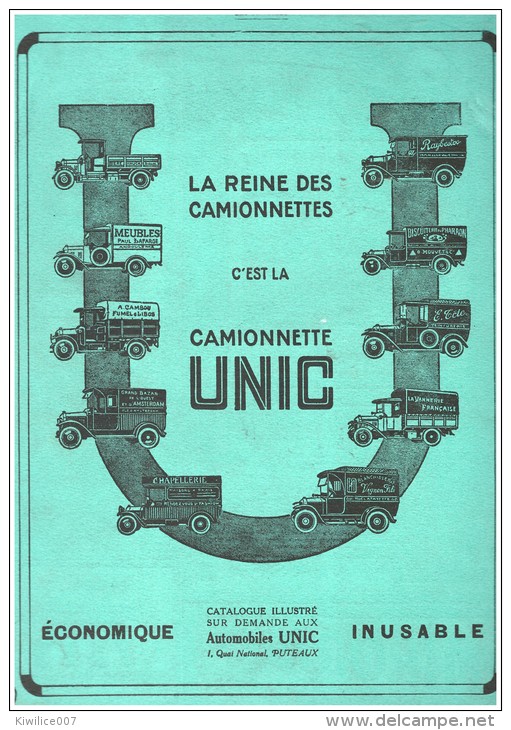 Les Annales Mai 1927 Pub Camionnette Unic,  Dessinde  Jean Loup, Bois De Sauvayre Cyclisme - Autres & Non Classés