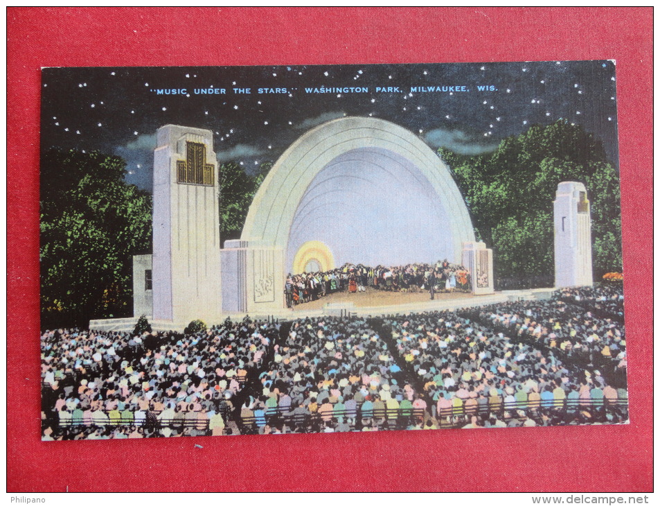 - Wisconsin > Milwaukee--- Music Under The Stars  Washington Park    Not Mailed   Ref 1055 - Milwaukee