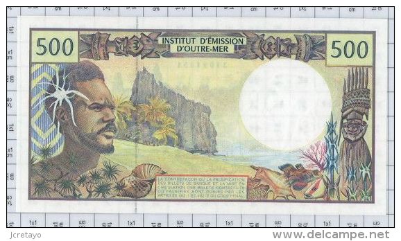 Institut D'émission D'Outre-Mer, 500 Francs, état NEUF - Papeete (Französisch-Polynesien 1914-1985)