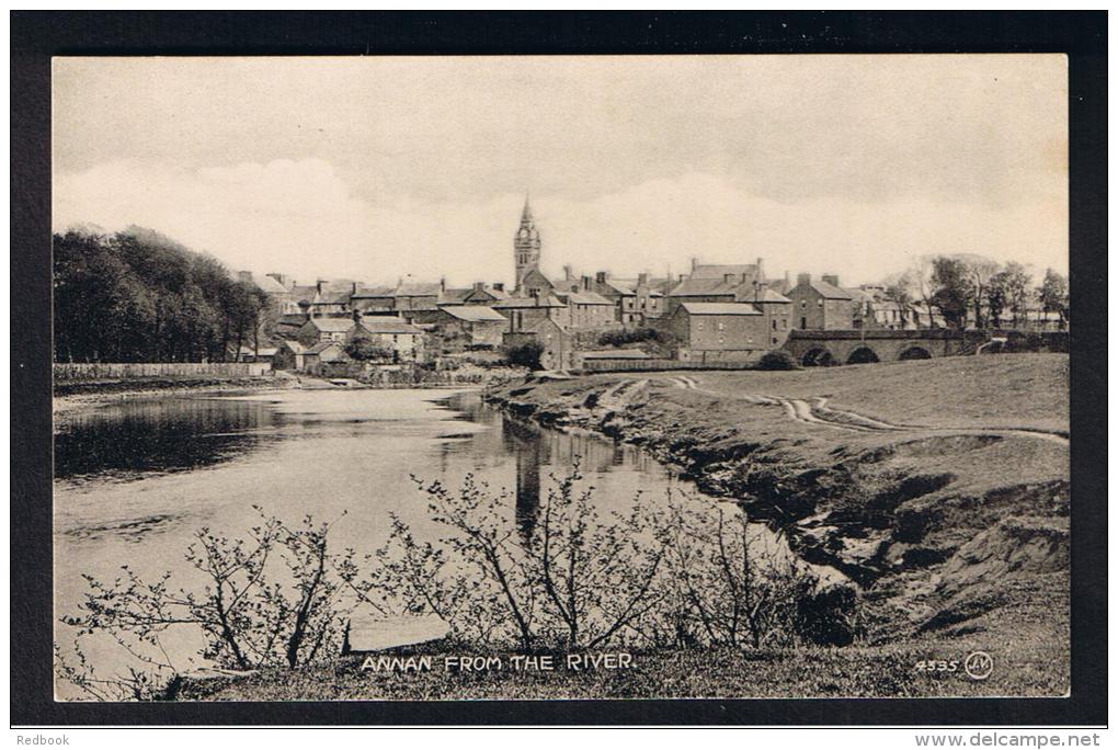 RB 942 - Early Postcard -  Annan From The River - Dumfriesshire Scotland - Dumfriesshire