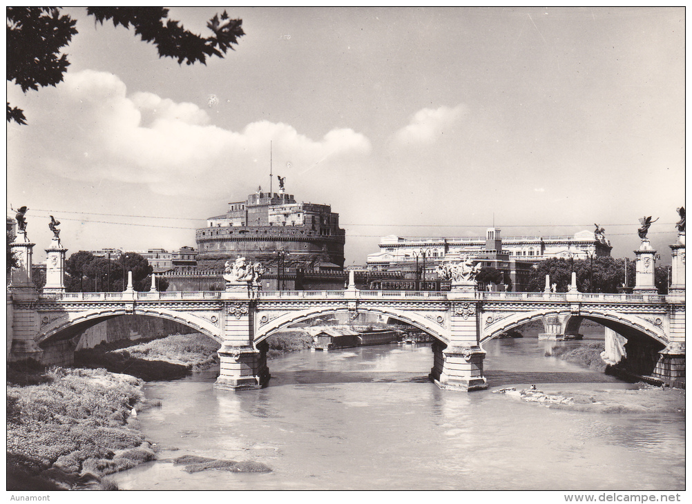 Italia--Roma--Castel Sant'Angelo E Ponte Vitorio - Castel Sant'Angelo