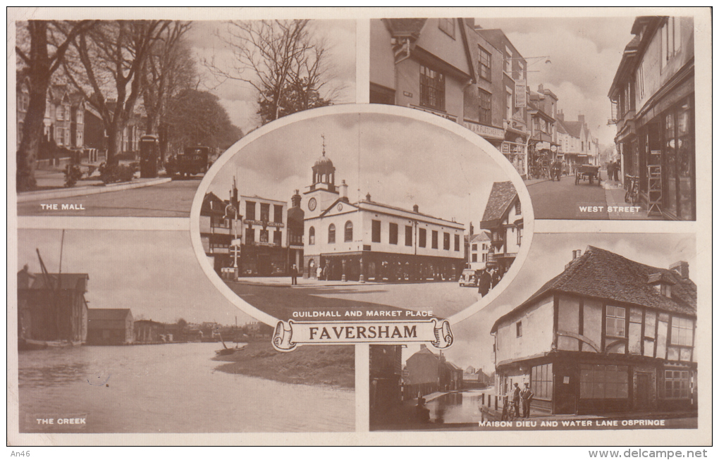 FAVERSHAM VG 1945 X CRAVEN ARMS SHROPSHIRE - Shropshire