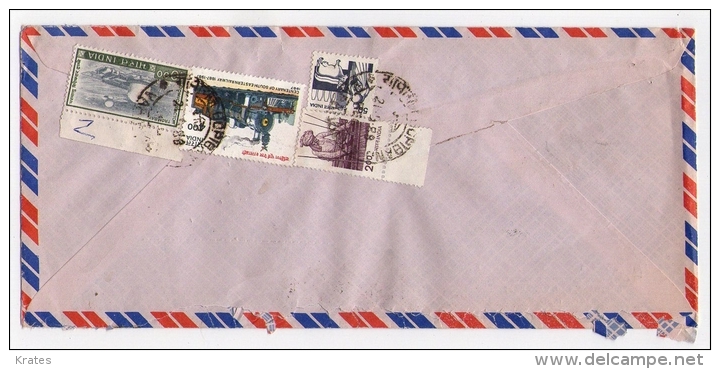 Old Letter - India - Airmail