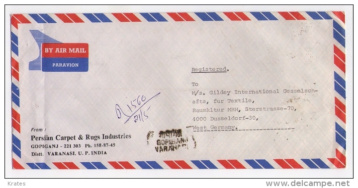 Old Letter - India - Airmail