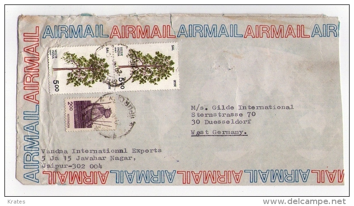 Old Letter - India - Airmail