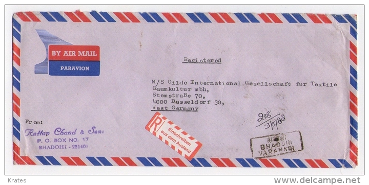 Old Letter - India - Airmail