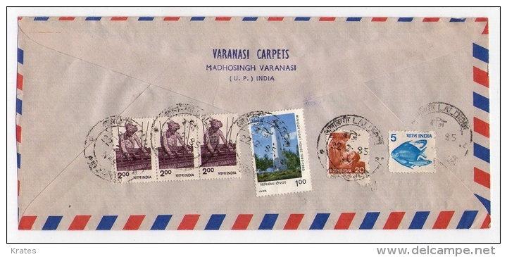 Old Letter - India - Airmail