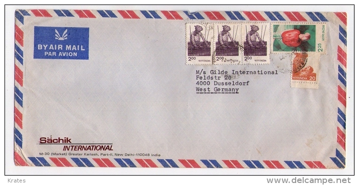 Old Letter - India - Airmail