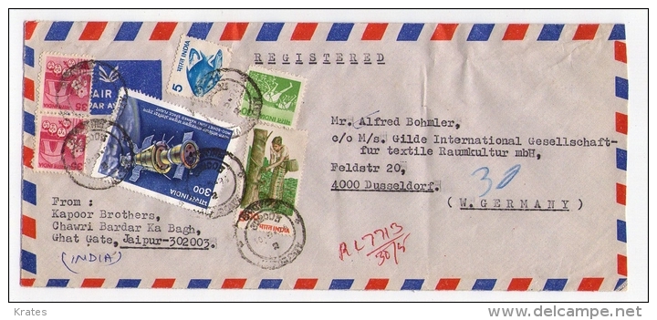 Old Letter - India - Airmail