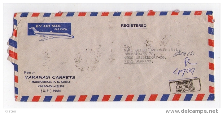 Old Letter - India - Airmail