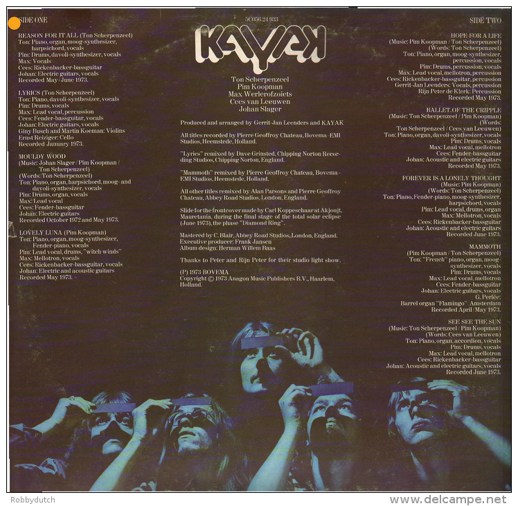 * LP *  KAYAK - SEE SEE THE SUN (Holland 1973) - Rock