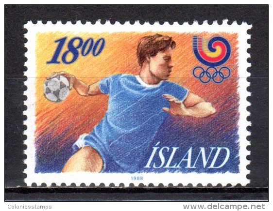 (SA0586) ICELAND, 1988 (Summer Olympic Games, Seoul). Mi # 688. MNH** Stamp - Ungebraucht