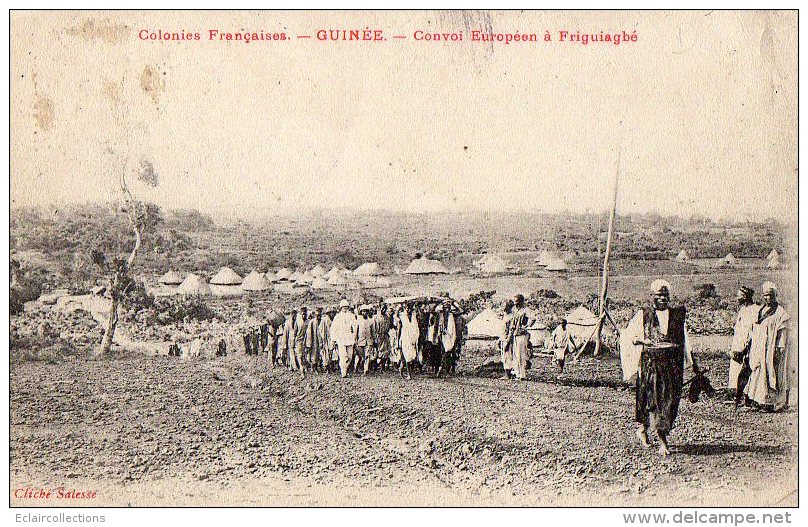 Afrique  Guinée    Friguiagbé  Convoi Européen       (  Pli, Voir Scan.) - Guinea