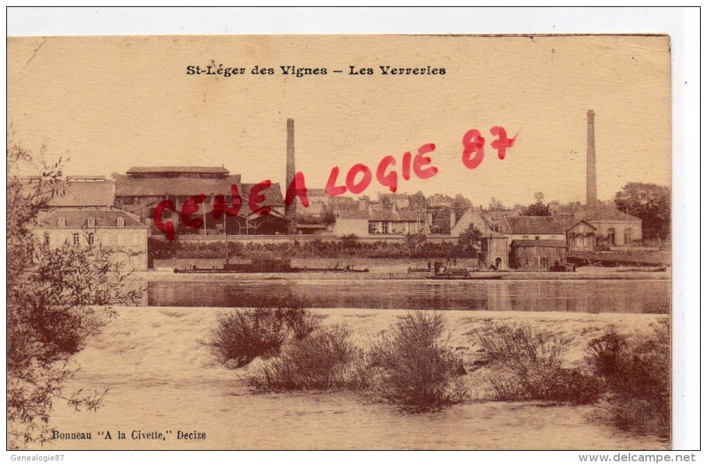 58 -  SAINT LEGER DES VIGNES - ST LEGER DES VIGNES - LES VERRERIES - Autres & Non Classés