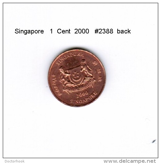 SINGAPORE    1  CENT  2000  (KM # 98) - Singapore