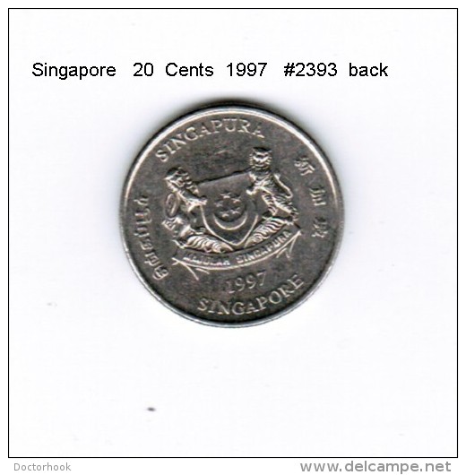 SINGAPORE    20  CENTS  1997  (KM # 101) - Singapur