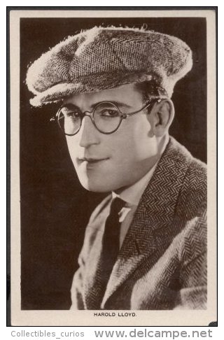 HAROLD LLOYD PICTURE POSTCARD BRITISH MFD No.32b Picturegoer Series, 88, Long Acre,London - Phillips / BDV