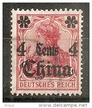 CHINE.Bureaux Allemands.1901.Michel N°40b. Oblitéré;Y189. - Chine (bureaux)