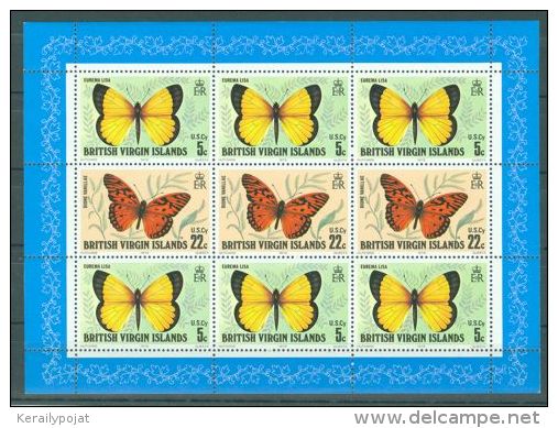 British Virgin Islands - 1978 Butterflies Kleinbogen MNH__(THB-25) - British Virgin Islands