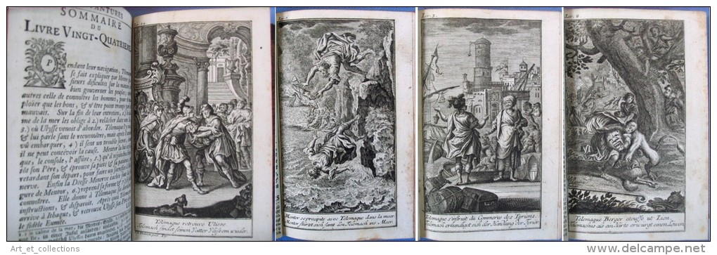 Les Aventures De TÉLÉMAQUE / Fénelon / Édition Magnifiquement Illustrée De 1751 - 1701-1800