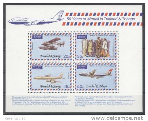 Trinidad & Tobago - 1977 Airmail Block MNH__(TH-3448) - Trindad & Tobago (1962-...)