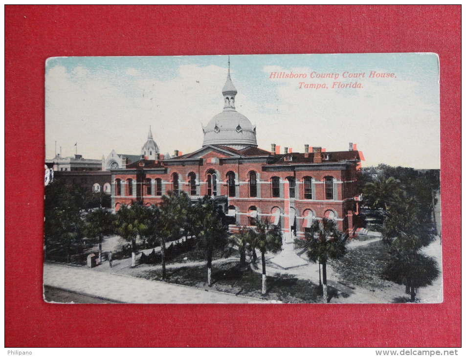 - Florida > Tampa  Hillsboro County Court House 1912 Cancel    -----  Ref 1056 - Tampa