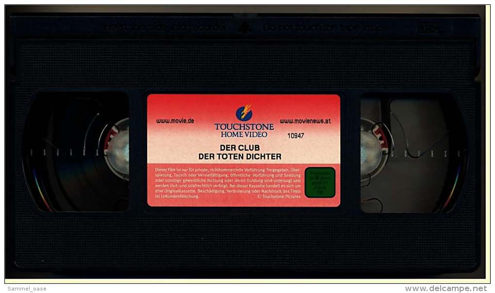 VHS Video  -  Der Club Der Toten Dichter  -  Mit : Robin Williams, Robert Sean Leonard, Ethan Hawke - Drama