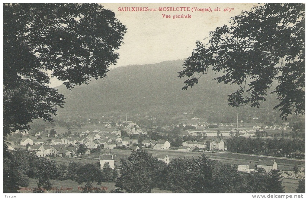 Sulxures-sur-Moselotte - Vue Générale ... De La Localité - 1916 ( Voir Verso ) - Saulxures Sur Moselotte