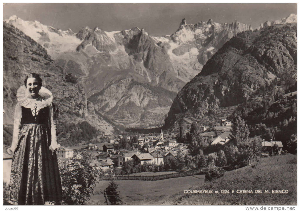 C1950 COURMAYEUR  E CATENA DEL BIANCO - Altri & Non Classificati