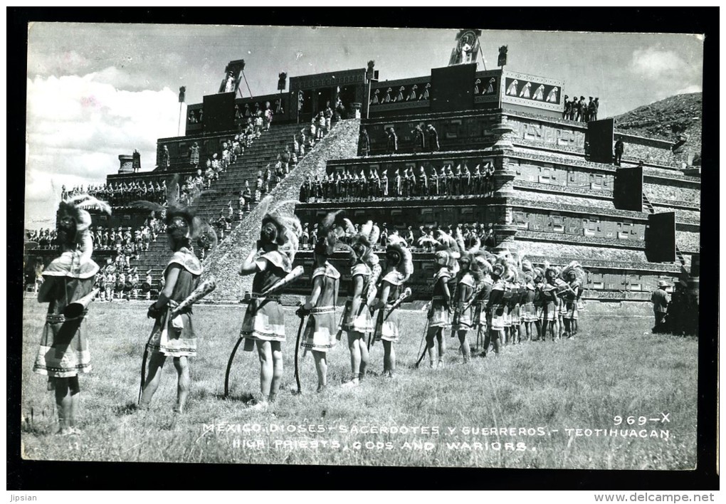 Cpa Du Mexique Mexico Dioses Sacerdotes Y Guerreros Teotihuacan     6ao28bis - Mexico