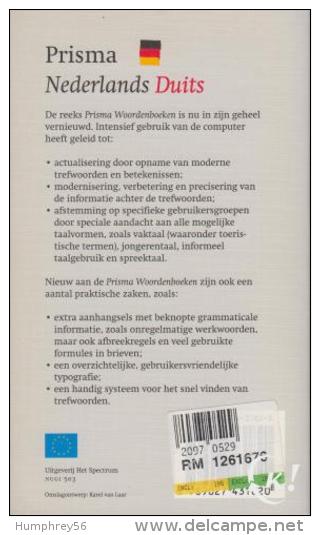 Drs. G.A.M.M. VAN DER LINDEN - Woordenboek "Nederlands-Duits" - Diccionarios