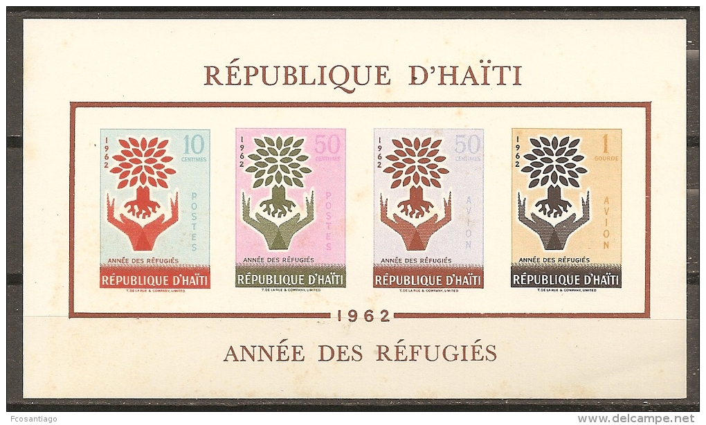 REFUGIADOS - HAITI 1962 - Yvert #H18A - MNH ** - Refugiados