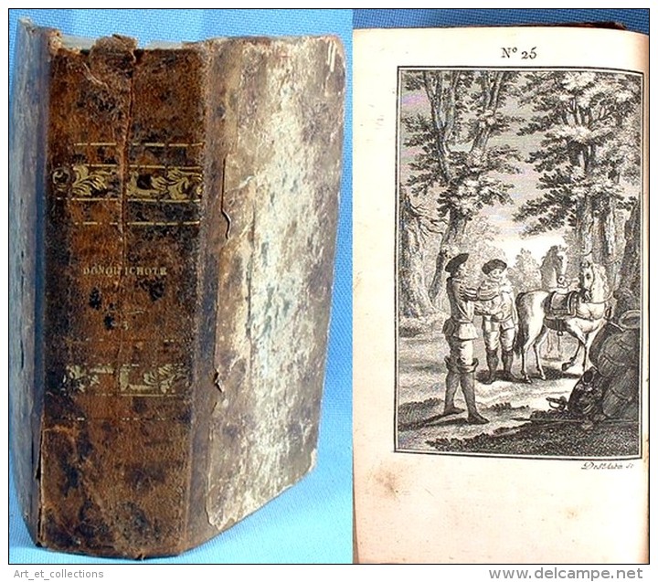 Derniers Tomes 5 & 6 De DON QUICHOTTE / Nouvelle Édition Corrigée 1781 / Belles Gravures De G.-J. De Saint-Aubin - 1701-1800