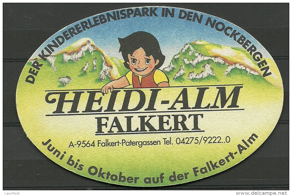 Bierdeckel Deutschland Heidi-Alm Falkert - Bierdeckel