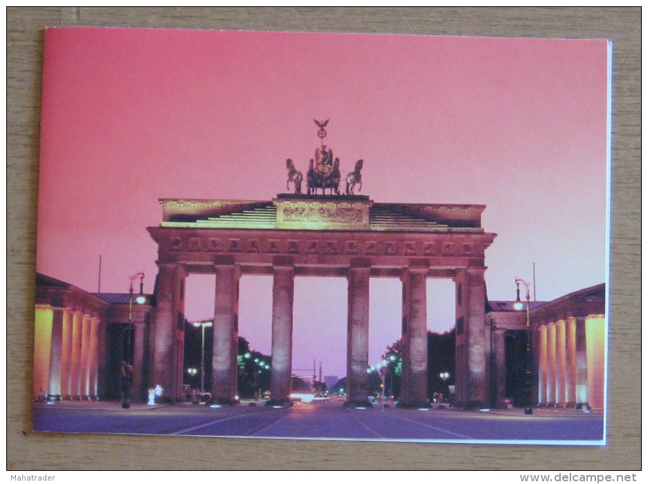 Berlin Brandenburger Tor Brandenburg Gate Deutsche Post Fold Card - Brandenburger Deur