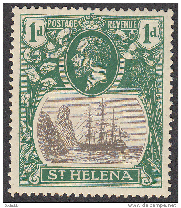 St Helena  1922  K.George V  1d  SG98  MH - Saint Helena Island