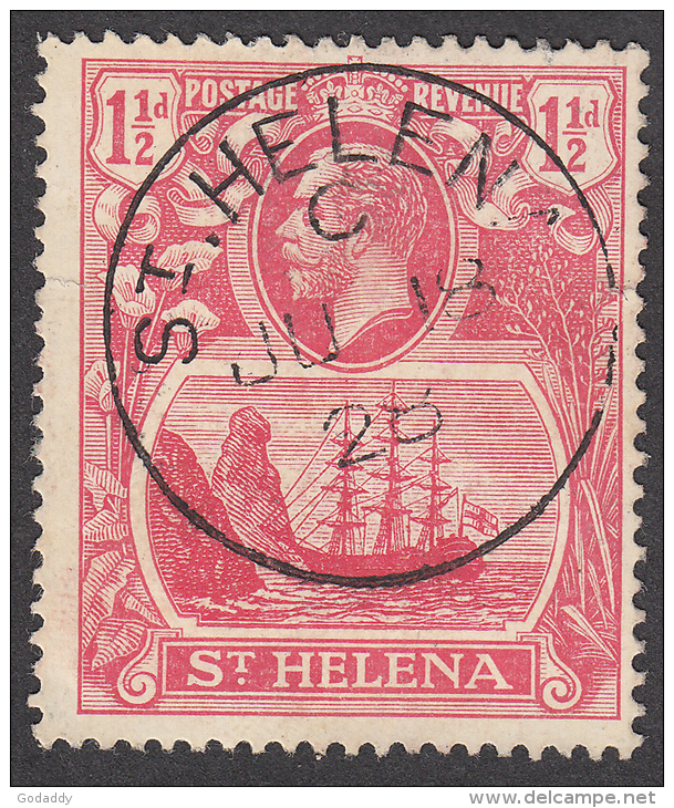 St Helena  1922  K.George V  11/2d  SG99  Used - Saint Helena Island