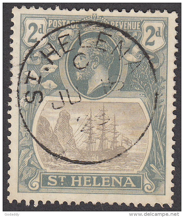St Helena  1922  K.George V  2d  SG100  Used - Saint Helena Island
