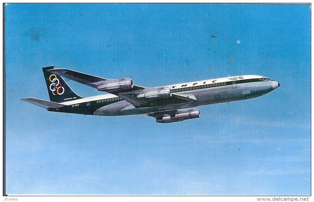 Th - Aviation - Olympic Airways - Boeing 707 - Petit Format - 1946-....: Moderne