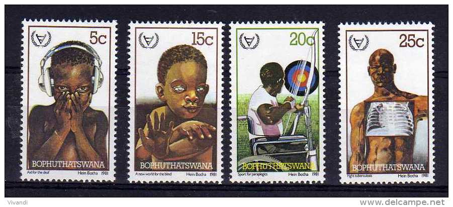 Bophuthatswana - 1981 - International Year Of Disabled Persons - MNH - Bophuthatswana
