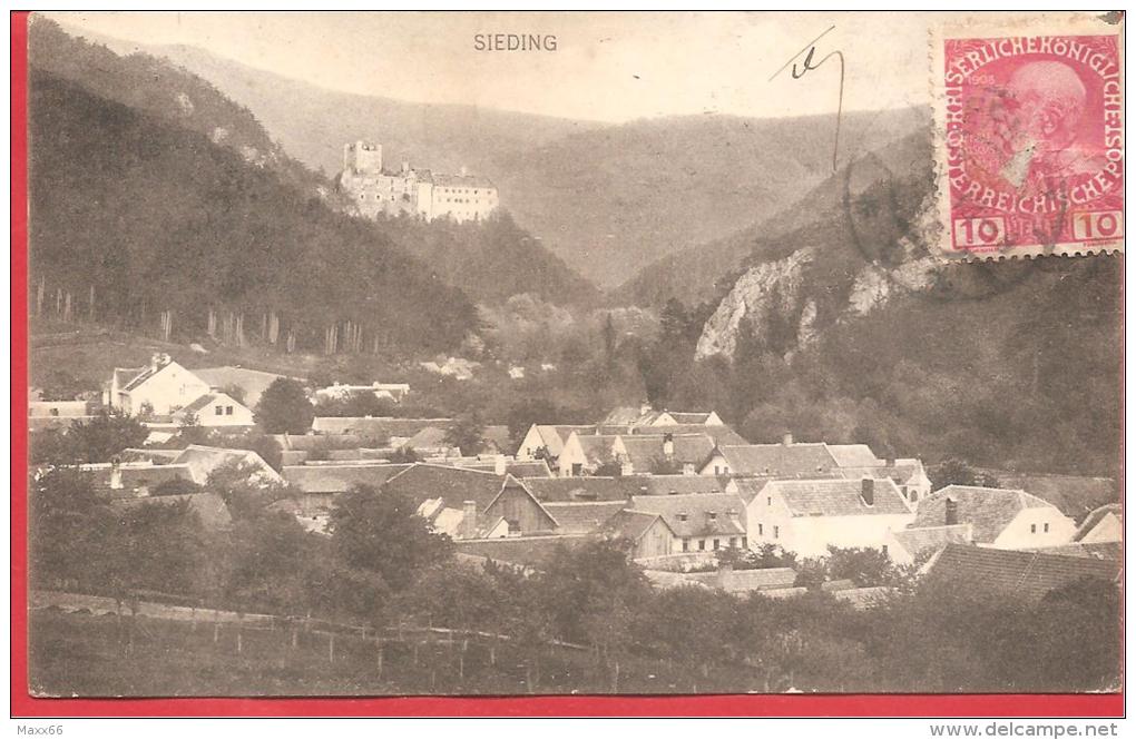 CARTOLINA VIAGGIATA AUSTRIA - SIEDING - Neumkirchen - 9 X 14 Cm - ANNULLO AUSTRIA 1912 (PRESUNTO) - Neunkirchen
