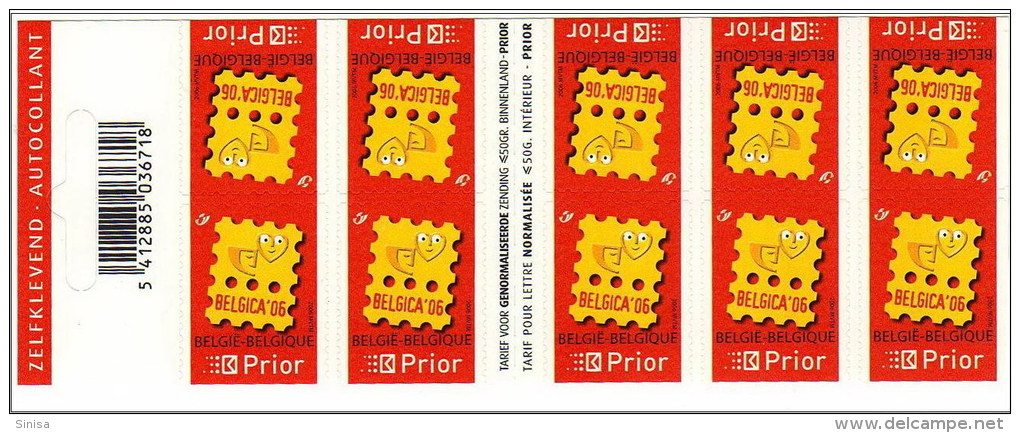 Belgium / Booklets / Philatelic Exhibition Belgica 2006 - Nuovi