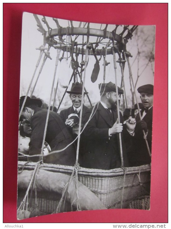 CPSM:Paris 1900 "préparatifs Avant Le Départ En Ballon Monté "éditions D´art Yvon Photo Desoye Arcueil Noir & Blanc Bril - Globos