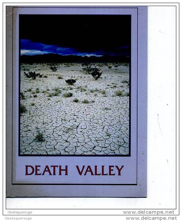 DEATH VALLEY  TRAVEL CARD COLLECTION IMPACT N ° 3880 CARTON DOUBLE PAGE - Death Valley