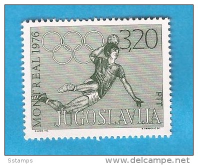 1976 X 1656-59  JUGOSLAVIJA OLYMPISCHE SPIELE PALLAMANO HANDBALL MNH - Handball